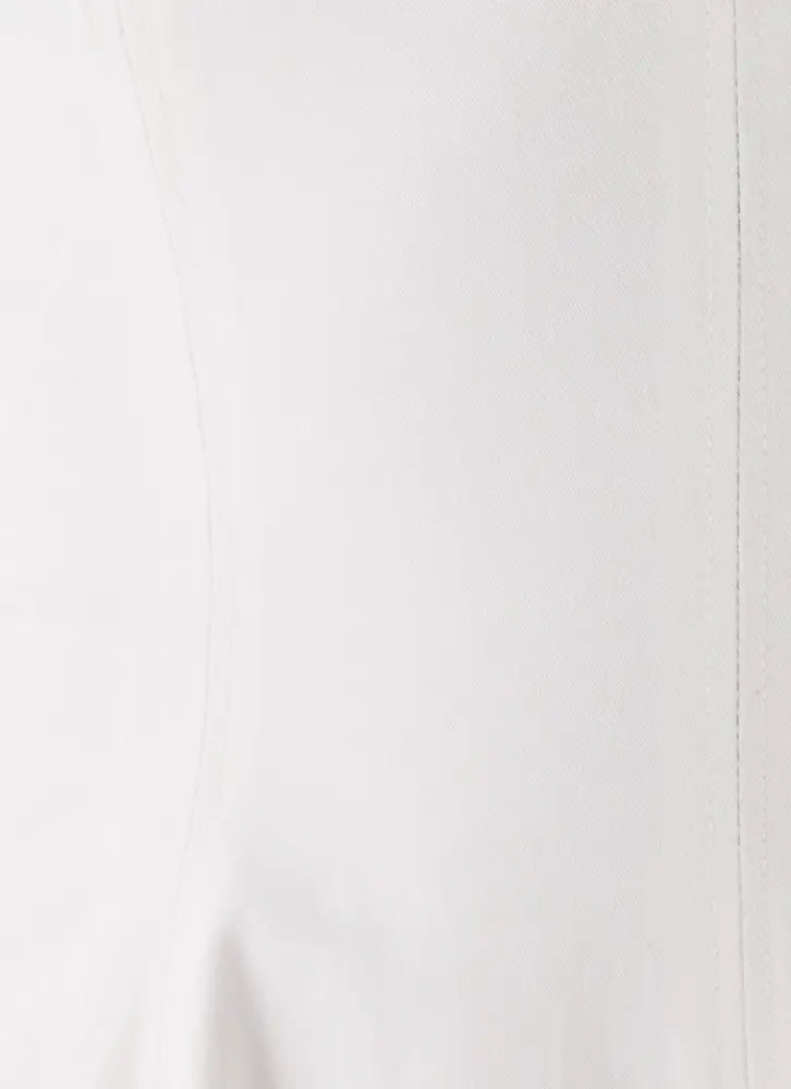 Alesandree Mini Dress - White - Mini Dresses
