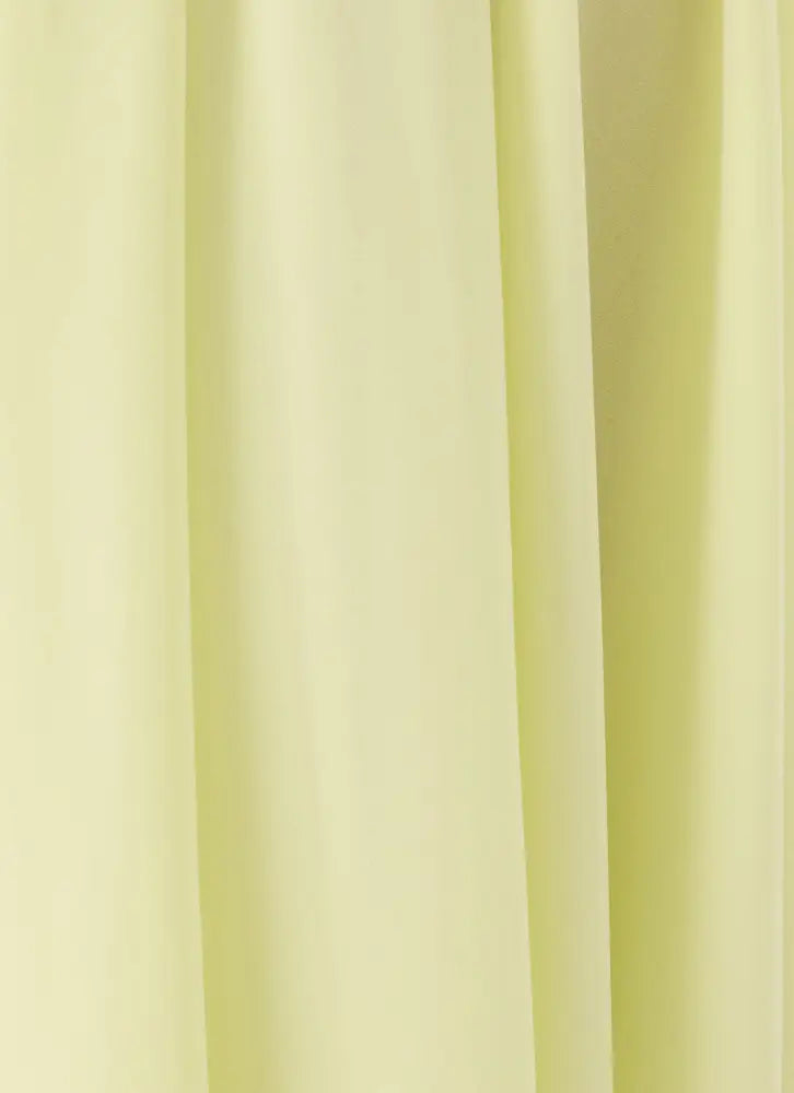 Alicelle Halter Mini Dress - Yellow - Mini Dresses