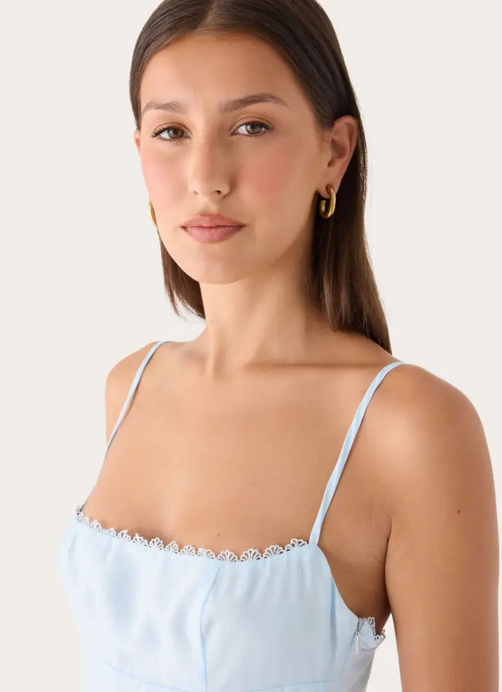 Florine Mini Dress - Blue - Mini Dresses