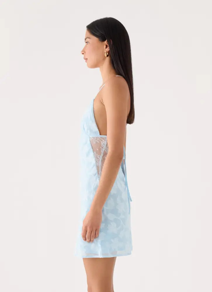 Leeana Mini Dress - Blue - Mini Dresses