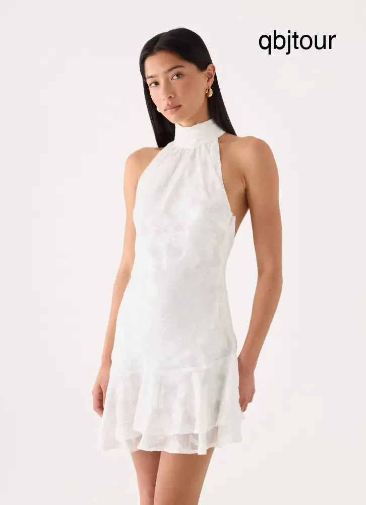 Recents Mini Dress - White - Mini Dresses