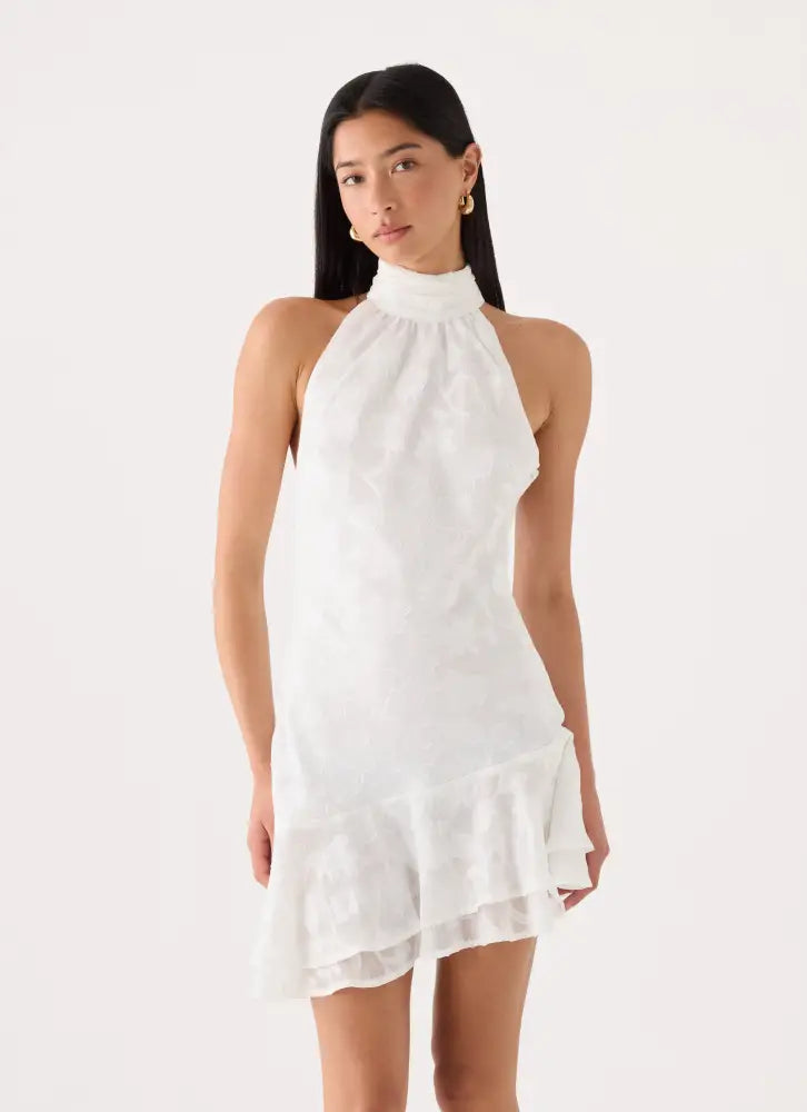Recents Mini Dress - White - Mini Dresses