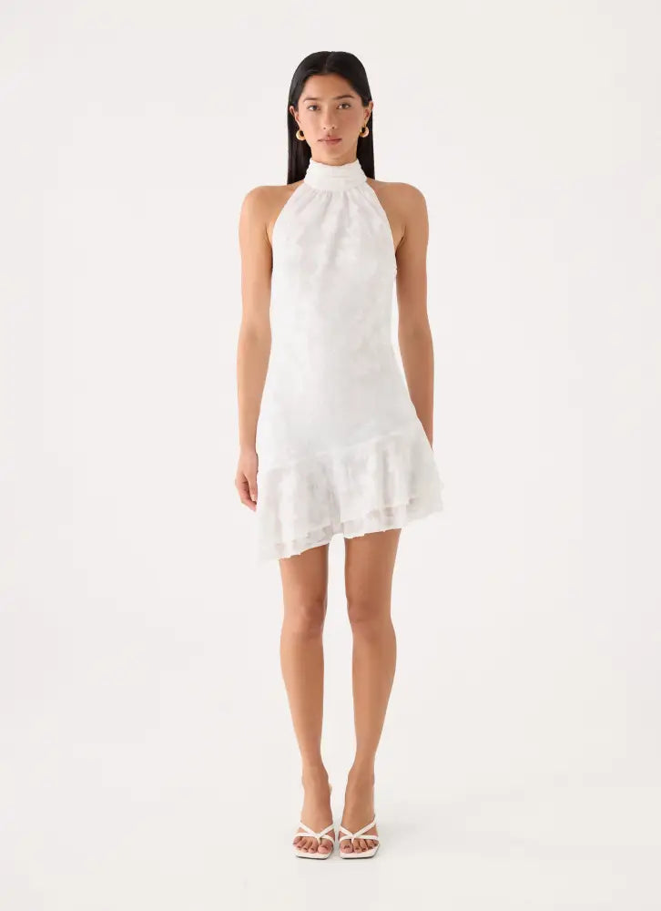 Recents Mini Dress - White - Mini Dresses