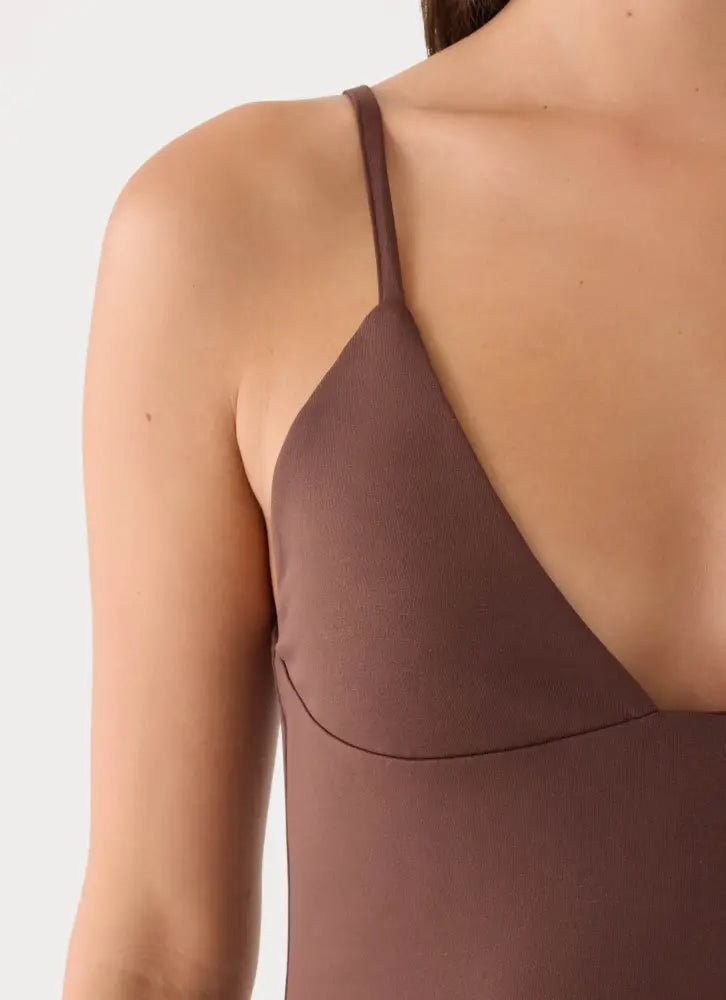Savanah Mini Dress - Chocolate - Mini Dresses
