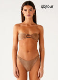 Sun Spell Bikini Bottom - Gold - Swimwear